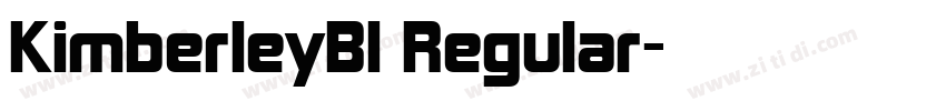 KimberleyBl Regular字体转换